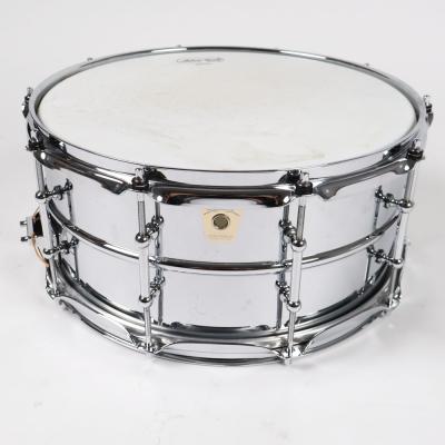【中古】 スネアドラム ラディック Ludwig LM402T Supraphonic 14×6.5 スープラフォニック 側面