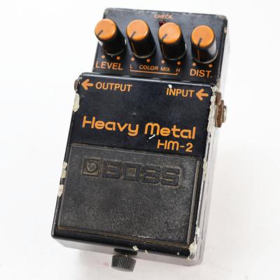 【中古】 ヘビーメタル エフェクター BOSS HM-2 Heavy Metal Made in Japan ディストーション ギターエフェクター