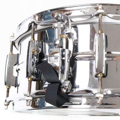 【中古】 スネアドラム パール Pearl SensiTone Steel Custom Alloy 14x5.5 スチールシェル ストレイナー