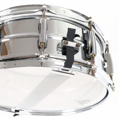 【中古】 スネアドラム パール Pearl SensiTone Steel Custom Alloy 14x5.5 スチールシェル ストレイナー 2