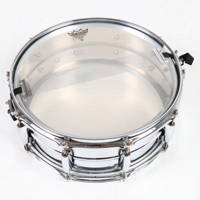 【中古】 スネアドラム パール Pearl SensiTone Steel Custom Alloy 14x5.5 スチールシェル 本体画像 裏