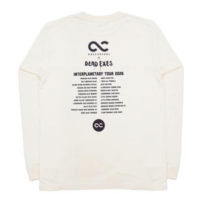 One Control ワンコントロール the Skull with Girl ロングTシャツ ヴィンテージナチュラル 長袖 Mサイズ 背面画像