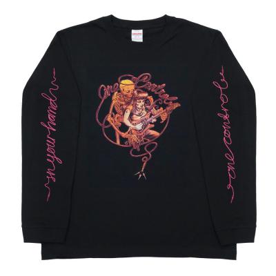One Control ワンコントロール the Skull with Girl ロングTシャツ ブラック 長袖 Lサイズ