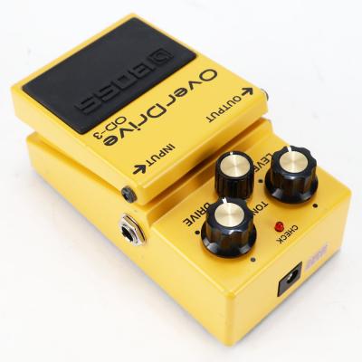 【中古】 オーバードライブ エフェクター BOSS OD-3 Over Drive ギターエフェクター 本体画像 斜め