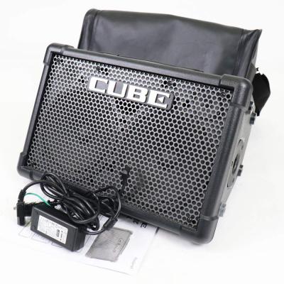 【中古】 ギターアンプ ローランド ROLAND CUBE Street EX BK ステレオ ポータブルアンプ マイクスピーカー