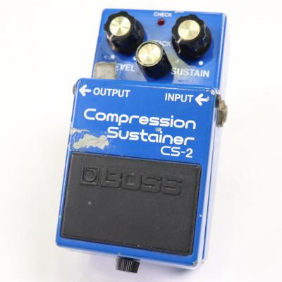 【中古】コンプレッサー エフェクター BOSS CS-2 Compression Sustainer Made in Japan ギターエフェクター