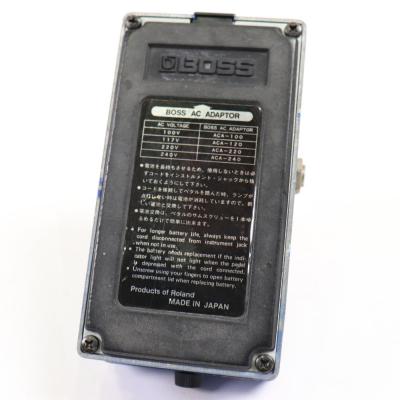【中古】コンプレッサー エフェクター BOSS CS-2 Compression Sustainer Made in Japan ギターエフェクター 本体画像 裏