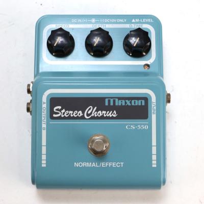 【中古】コーラス エフェクター MAXON マクソン CS-550 Stereo Chorus ギターエフェクター