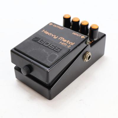 【中古】 ヘビーメタル エフェクター BOSS HM-2 Heavy Metal Made in Japan ディストーション ギターエフェクター 側面