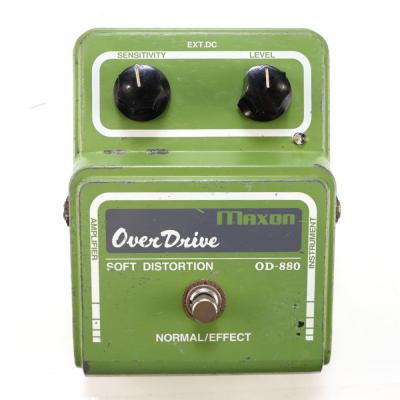 【中古】オーバードライブ マクソン MAXON OD-880 Over Drive SOFT DISTORTION Reissue ギターエフェクター