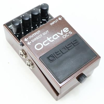 【中古】 オクターバー エフェクター BOSS OC-5 Octave ギターエフェクター オクターブ 本体画像 斜め 2