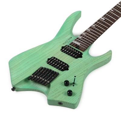 【訳あり】 VIKSTROM GUITARS VSMH-270 TUQ アウトレット ヘッドレス ファンフレット 7弦ギター ボディ