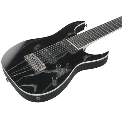 IBANEZ アイバニーズ RG5328R-LDK RG Prestige Lightning Through A Dark 8弦エレキギター ボディ斜めアングル画像