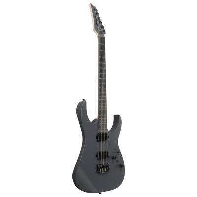 IBANEZ アイバニーズ RGR5121RB-GRF RG Prestige Gray Metallic Flat エレキギター 斜めアングル画像