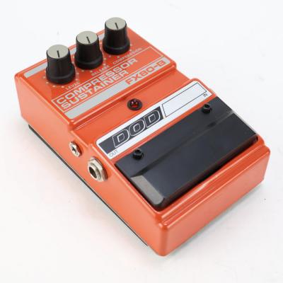 【中古】 エフェクター DOD FX80B COMPRESSOR SUSTAINER コンプレッサー FX80-B USA製 全体