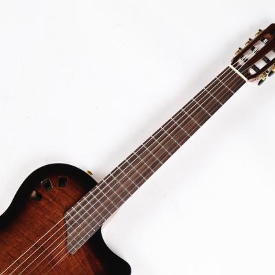 【訳あり】アウトレット Cordoba コルドバ STAGE GUITAR Edge Burst エレクトリッククラシックギター 指板