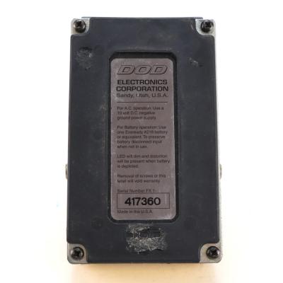 【中古】 オーバードライブ エフェクター DOD FX50-B Overdrive USA ギター用エフェクター ボトム画像