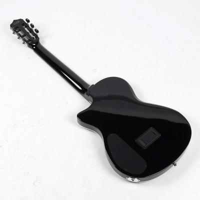 【訳あり】アウトレット Cordoba コルドバ STAGE black burst エレクトリッククラシックギター エレガットギター 背面