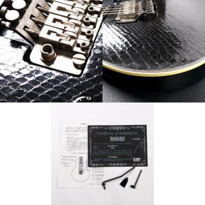 【中古】 エレキギター ESP ECLIPES S-I -PYTHON- SUGIZO Signature Model 2001年製 エクリプス パイソン Serial No.35/120 120本限定生産品 傷、汚れなど