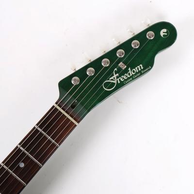 【中古】 エレキギター Freedom Custom Guitar Research Green Pepper Transparent Green 2017年製 フリーダムカスタムギターリサーチ グリーンペッパー シンラインタイプ ヘッド