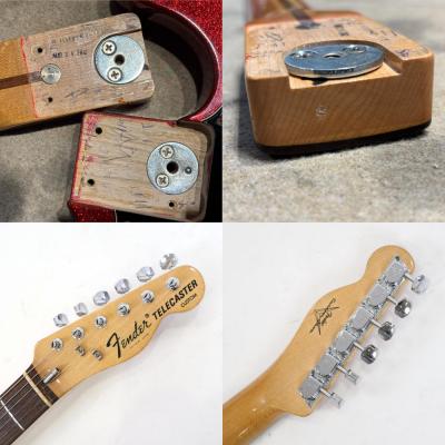 【中古】 エレキギター Fender Custom Shop 1972 Telecaster Custom NOS Red Sparkle Mod. 2013年製 ピックアップ交換あり フェンダー カスタムショップ テレキャスターカスタム レッドスパークル 詳細画像