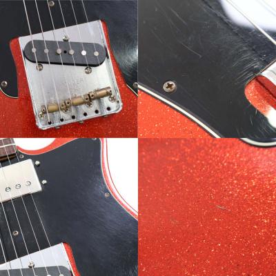 【中古】 エレキギター Fender Custom Shop 1972 Telecaster Custom NOS Red Sparkle Mod. 2013年製 ピックアップ交換あり フェンダー カスタムショップ テレキャスターカスタム レッドスパークル 詳細画像