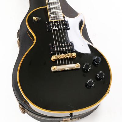 【中古】 エレキギター Gibson Les Paul Custom Ebony Mod. 1989年製 ギブソン レスポールカスタム ブラック ボディ画像