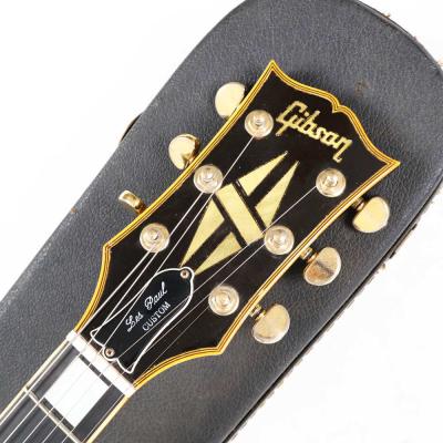 【中古】 エレキギター Gibson Les Paul Custom Ebony Mod. 1989年製 ギブソン レスポールカスタム ブラック ヘッド画像