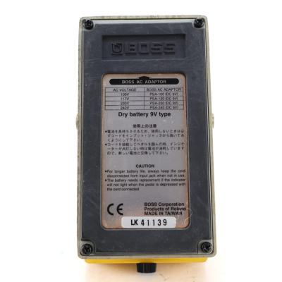 【中古】オーバードライブ ディストーション エフェクター BOSS OS-2 OverDrive Distortion ギターエフェクター ボトム画像