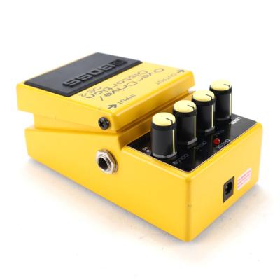 【中古】オーバードライブ ディストーション エフェクター BOSS OS-2 OverDrive Distortion ギターエフェクター リア斜めアングル画像