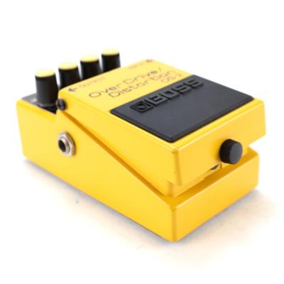 【中古】オーバードライブ ディストーション エフェクター BOSS OS-2 OverDrive Distortion ギターエフェクター 斜めアングル画像