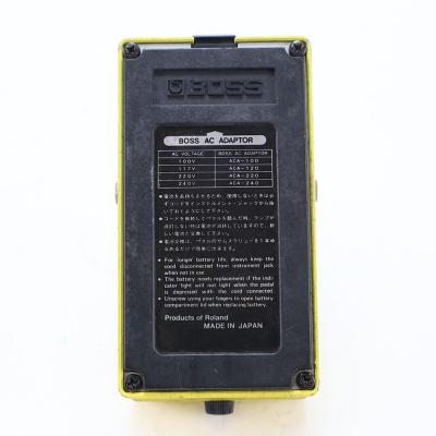 【中古】ターボオーバードライブ エフェクター BOSS OD-2 TURBO OverDrive Made in Japan ボス ギターエフェクター 裏面