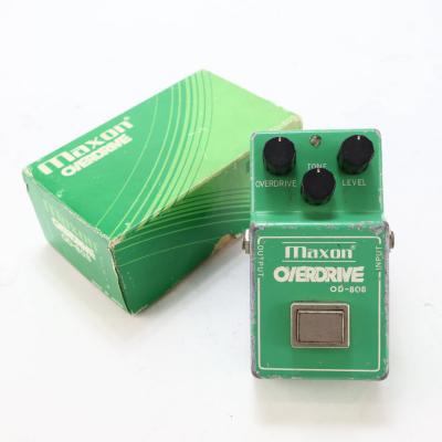 【中古】 Maxon マクソン OD-808 OVERDRIVE Large Case RC4558P オーバードライブ ギターエフェクター