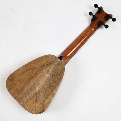 【訳あり】アウトレット ROMERO CREATIONS XS Soprano Spalted Mango Low-Gモデル ソプラノウクレレ 裏面