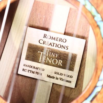【訳あり】アウトレット ROMERO CREATIONS Tiny Tenor Mahogany Low-G テナーウクレレ 詳細画像
