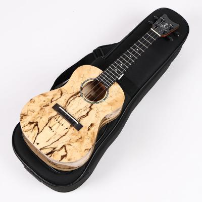 【訳あり】アウトレット ROMERO CREATIONS Romero Concert Spalted Mango Hi-G コンサートウクレレ