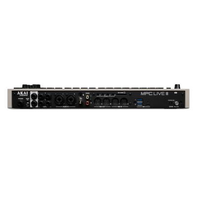 AKAI Professional アカイプロフェッショナル MPC Live III RETRO サンプラー スタンドアローン ポータブル音楽制作スタジオ リア画像