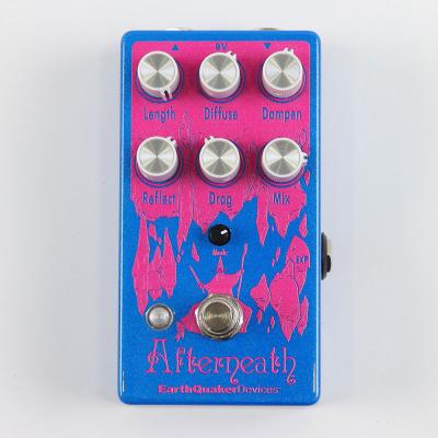 【訳あり】アウトレット EarthQuaker Devices アースクエイカーデバイセス EQD Afterneath V3 Blue Magenta ショートディレイリバーブ
