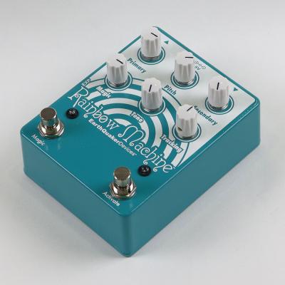 【訳あり】アウトレット EarthQuaker Devices アースクエイカーデバイセス EQD Rainbow Machine Teal White ピッチシフター 全体