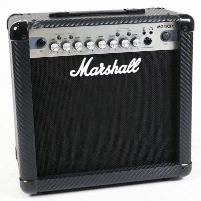 【中古】ギターアンプ マーシャル MARSHALL MG15CFX 小型ギターアンプ コンボ 本体画像 斜め