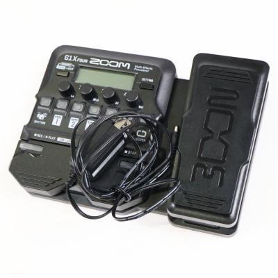 【中古】 ギターマルチエフェクター ZOOM G1X FOUR アダプター付