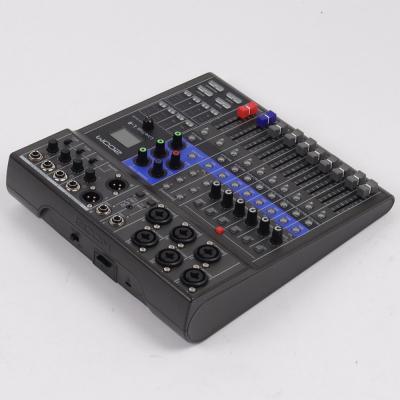 【中古】 ライブミキサー&レコーダー ズーム ZOOM LIVETRAK L-8 8チャンネル 側面