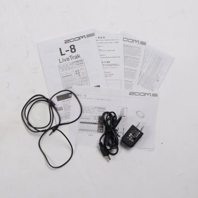 【中古】 ライブミキサー&レコーダー ズーム ZOOM LIVETRAK L-8 8チャンネル 付属品