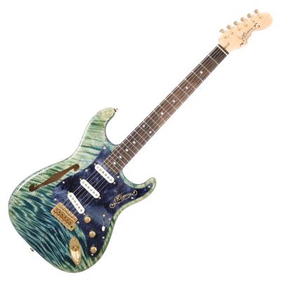 MOMOSE モモセ Premium Collection MC-HOLLOW-Premium/FT BLU-VGR #22363 エレキギター
