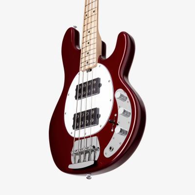 Sterling By Musicman SUB STINGRAY HH RAY4 CANDY APPLE RED エレキベース 2ピックアップ仕様 RAY4HH-CAR-M1 アップ画像