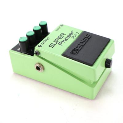 【中古】 スーパーフェイザー エフェクター BOSS PH-2 SUPER Phaser ボス ギターエフェクター 斜めアングル画像