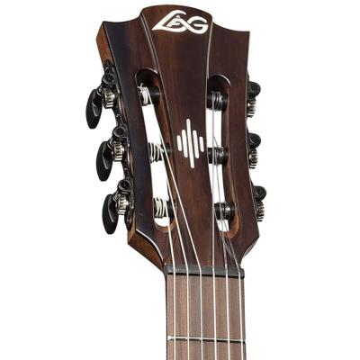 エレガットギター LAG GUITARS HV10-N-ACE NEW HYVIBEシリーズ スマートギター クラシックギター ヘッド画像