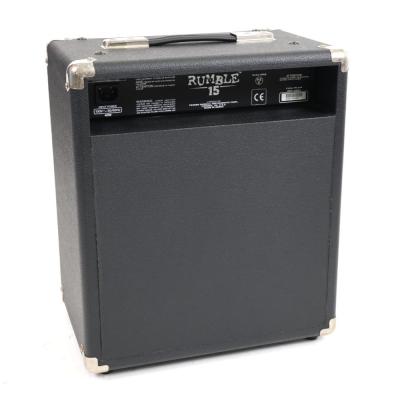 【中古】 Fender Rumble 15 Combo ベースアンプ 小型ベースアンプ リア斜めアングル画像