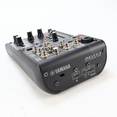 【中古】 ミキサー ヤマハ YAMAHA AG03 mk2 ライブストリーミングミキサー 全体