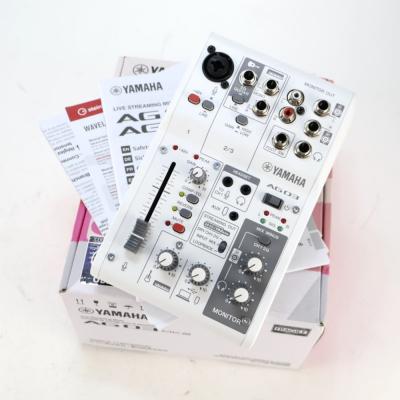 【中古】 ミキサー ヤマハ YAMAHA AG03 mk2 W ライブストリーミングミキサー ホワイト